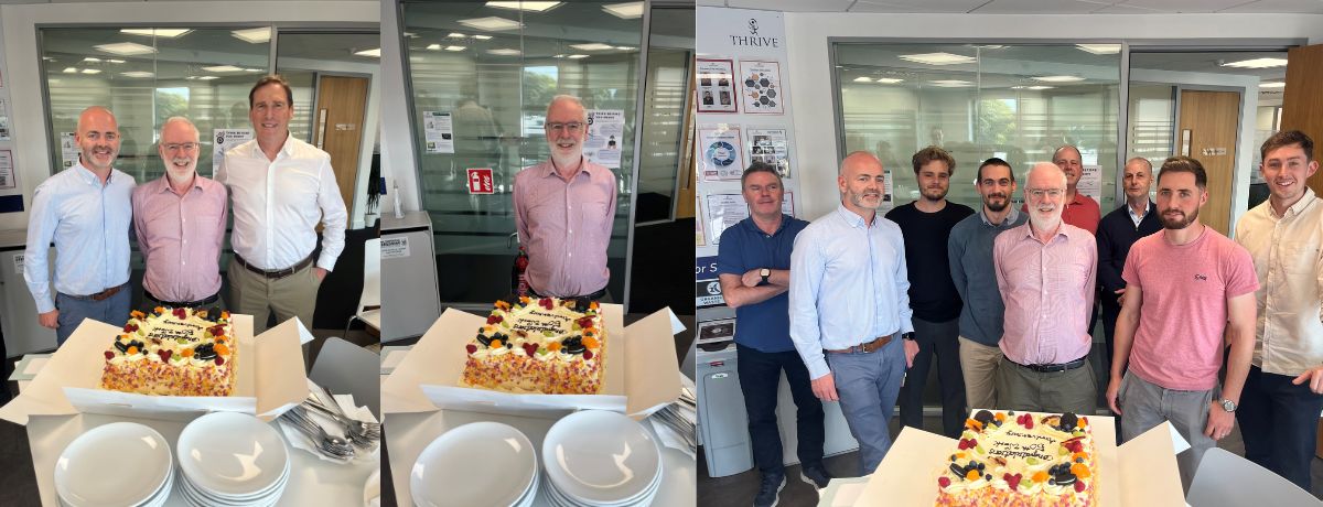 Michael Harley celebrates 50th work anniversary